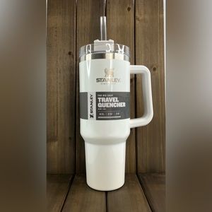 Stanley 40 oz Big Grip Adventure Quencher Tumbler Frost Pearlescent White